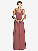 Front View Thumbnail - English Rose Dessy Collection Bridesmaid Dress 3026