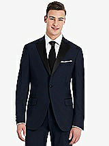 Front View Thumbnail - Navy Hardwick Navy Modern Fit Tuxedo Jacket