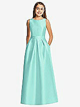 Front View Thumbnail - Coastal Alfred Sung Junior Bridesmaid Style JR544