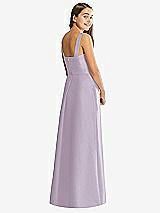 Rear View Thumbnail - Lilac Haze Alfred Sung Junior Bridesmaid Style JR544