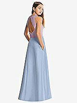 Front View Thumbnail - Cloudy & Suede Rose Alfred Sung Junior Bridesmaid Style JR545