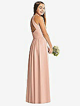 Rear View Thumbnail - Pale Peach Social Junior Bridesmaid Style JR547