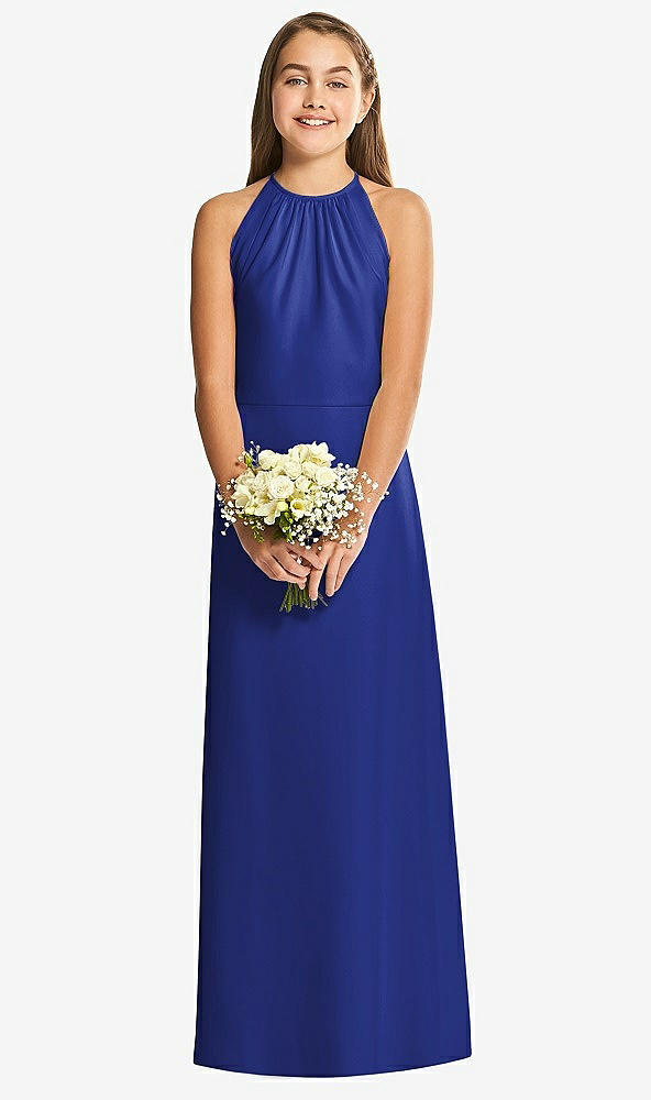 Front View - Cobalt Blue Social Junior Bridesmaid Style JR547