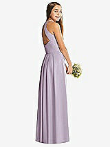 Rear View Thumbnail - Lilac Haze Social Junior Bridesmaid Style JR547