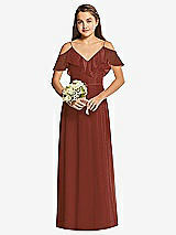 Front View Thumbnail - Auburn Moon Dessy Collection Junior Bridesmaid Dress JR548