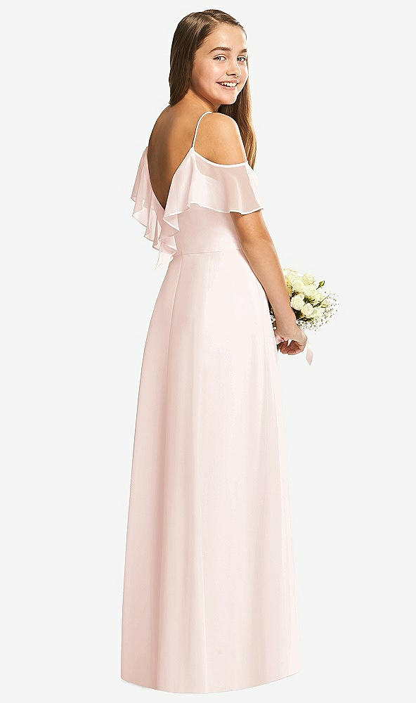 Back View - Blush Dessy Collection Junior Bridesmaid Dress JR548