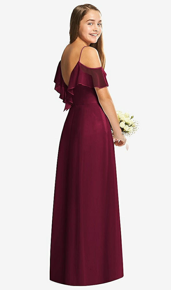 Back View - Cabernet Dessy Collection Junior Bridesmaid Dress JR548