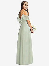 Rear View Thumbnail - Celadon Dessy Collection Junior Bridesmaid Dress JR548