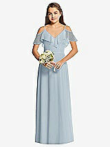 Front View Thumbnail - Mist Dessy Collection Junior Bridesmaid Dress JR548