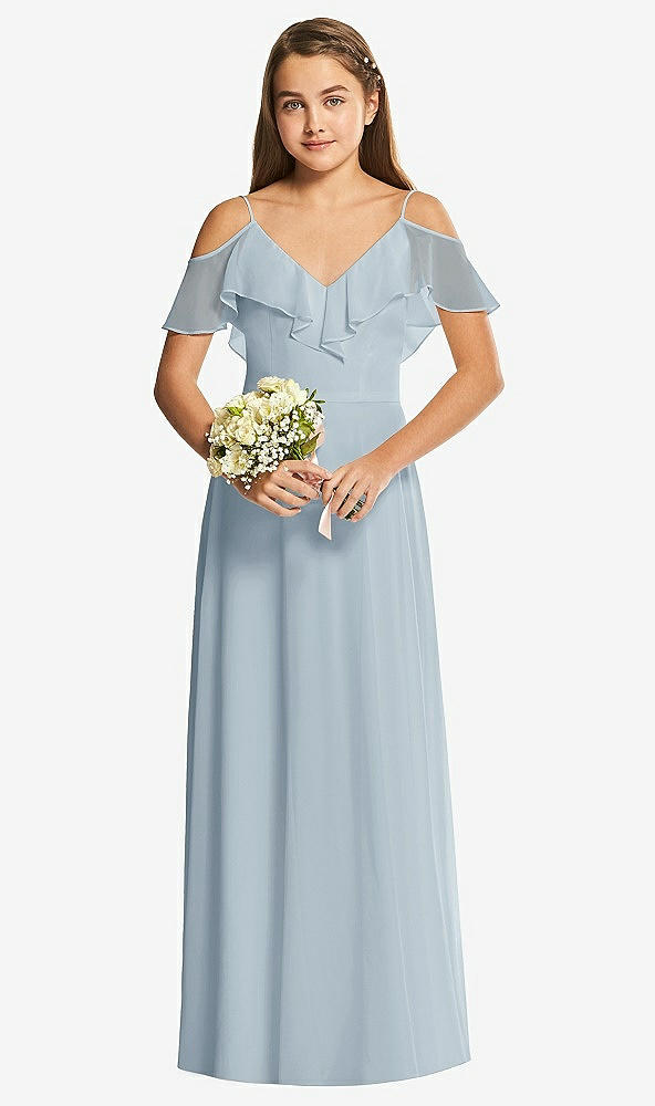 Front View - Mist Dessy Collection Junior Bridesmaid Dress JR548