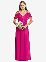 Front View Thumbnail - Think Pink Dessy Collection Junior Bridesmaid Dress JR548