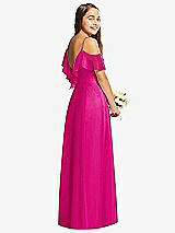 Rear View Thumbnail - Think Pink Dessy Collection Junior Bridesmaid Dress JR548