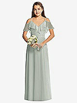 Front View Thumbnail - Willow Green Dessy Collection Junior Bridesmaid Dress JR548