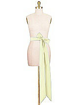 Alt View 2 Thumbnail - Butter Yellow Satin Twill Wedding Sash