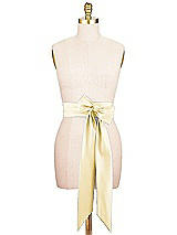 Alt View 1 Thumbnail - Maize Satin Twill Wedding Sash