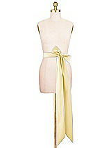 Alt View 2 Thumbnail - Maize Satin Twill Wedding Sash