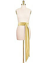 Front View Thumbnail - Maize Satin Twill Wedding Sash