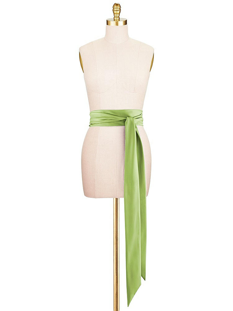 Front View - Mojito Satin Twill Wedding Sash