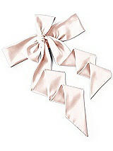 Rear View Thumbnail - Blush Satin Twill Wedding Sash