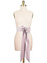 Alt View 1 Thumbnail - Dusty Rose Satin Twill Wedding Sash