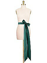 Alt View 2 Thumbnail - Evergreen Satin Twill Wedding Sash