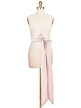 Alt View 2 Thumbnail - Rose - PANTONE Rose Quartz Satin Twill Wedding Sash