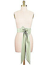 Alt View 1 Thumbnail - Sage Satin Twill Wedding Sash