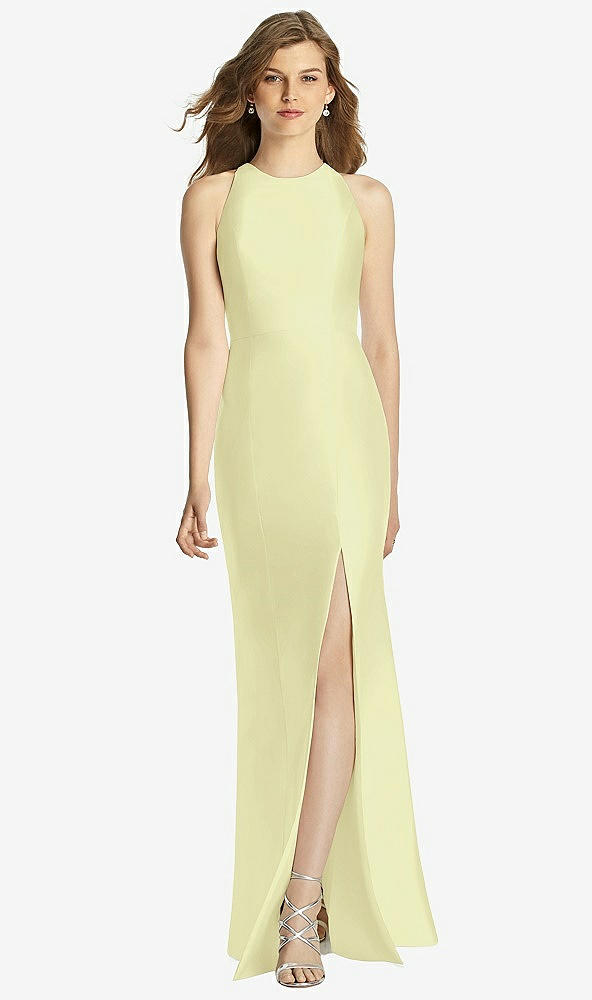 Front View - Butter Yellow Bella Bridesmaid Dress BB121