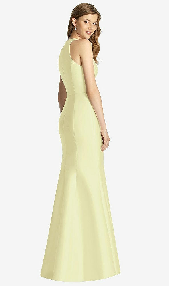 Back View - Butter Yellow Bella Bridesmaid Dress BB121