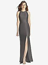 Front View Thumbnail - Caviar Gray Bella Bridesmaid Dress BB121