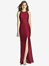 Front View Thumbnail - Burgundy Bella Bridesmaid Dress BB121