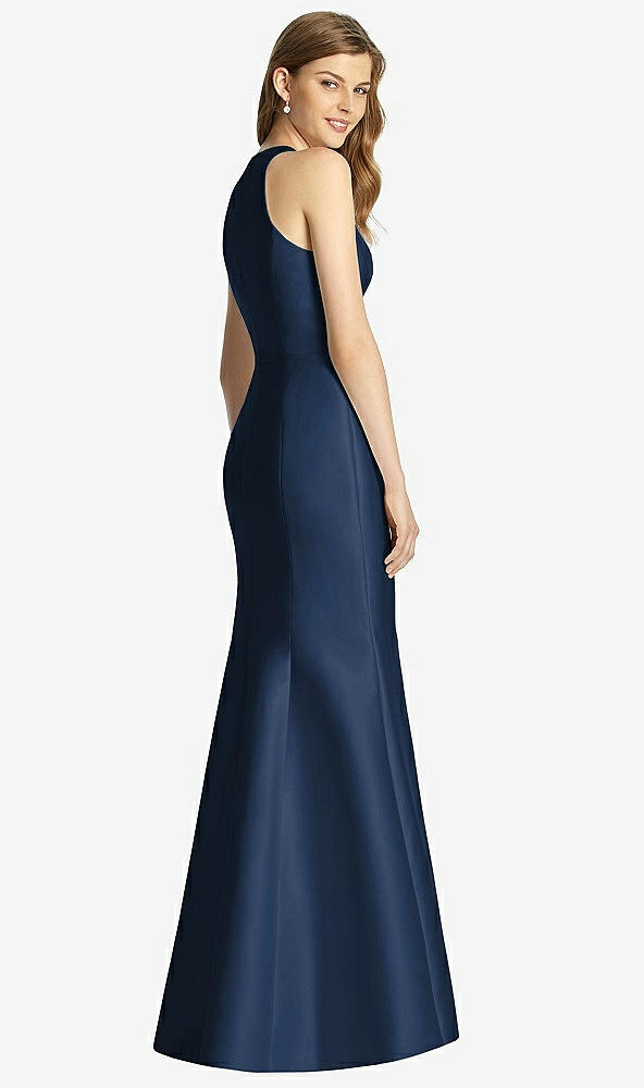 Back View - Midnight Navy Bella Bridesmaid Dress BB121