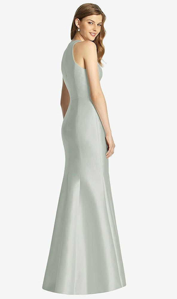 Back View - Willow Green Bella Bridesmaid Dress BB121