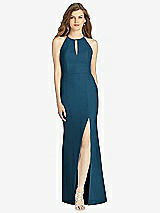 Front View Thumbnail - Atlantic Blue Bella Bridesmaid Dress BB122