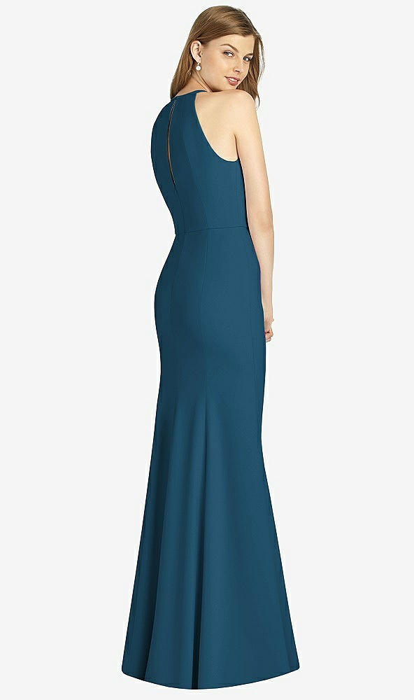 Back View - Atlantic Blue Bella Bridesmaid Dress BB122