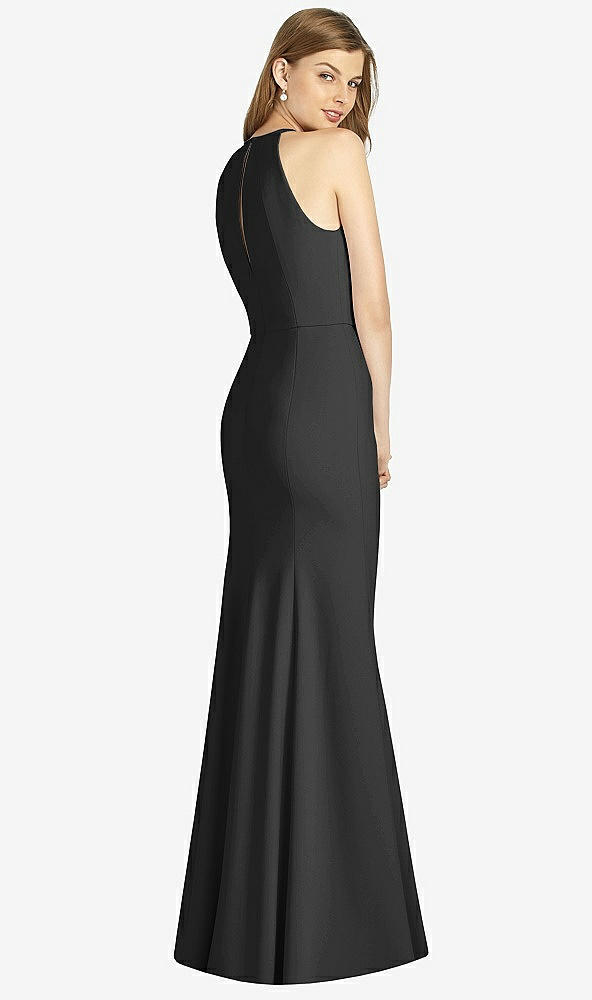 Back View - Black Bella Bridesmaid Dress BB122