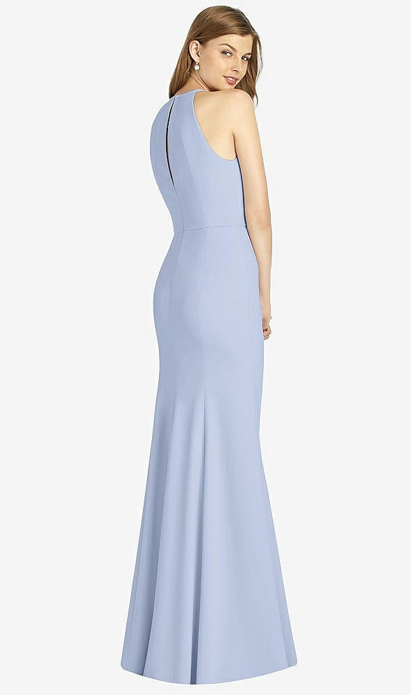 Back View - Sky Blue Bella Bridesmaid Dress BB122