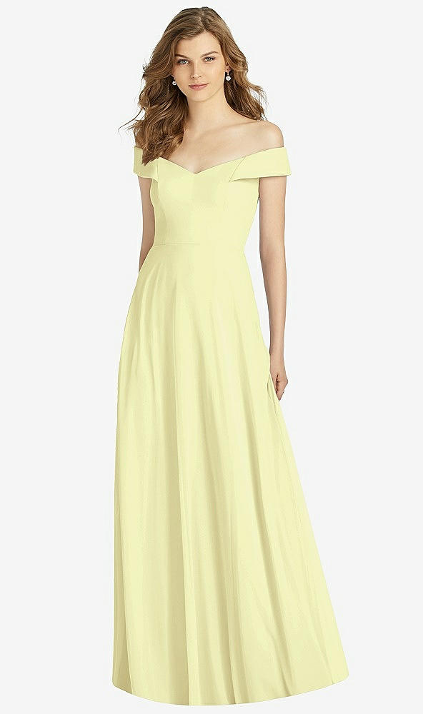 Front View - Butter Yellow Bella Bridesmaid Dress BB123