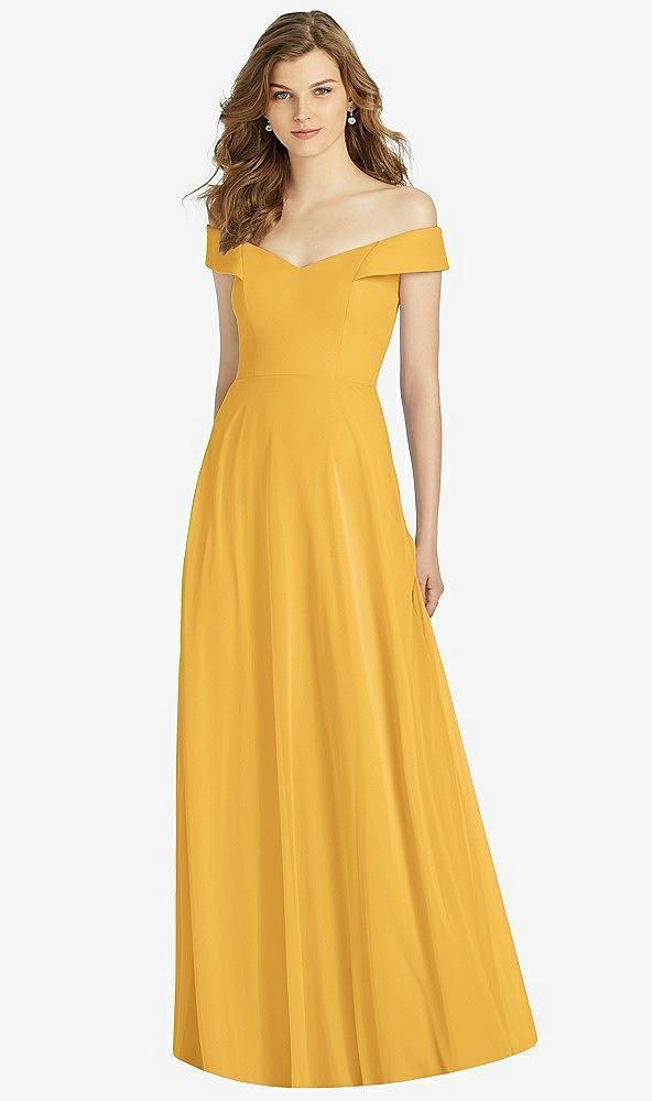 Front View - NYC Yellow Bella Bridesmaid Dress BB123