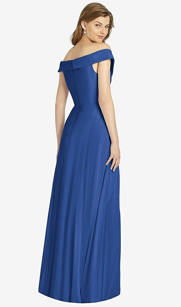 Back View - Classic Blue Bella Bridesmaid Dress BB123