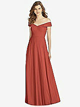 Front View Thumbnail - Amber Sunset Bella Bridesmaid Dress BB123