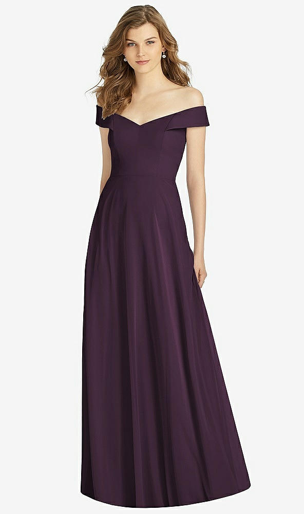 Front View - Aubergine Bella Bridesmaid Dress BB123