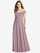 Front View Thumbnail - Dusty Rose Bella Bridesmaid Dress BB123