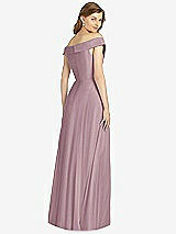 Rear View Thumbnail - Dusty Rose Bella Bridesmaid Dress BB123