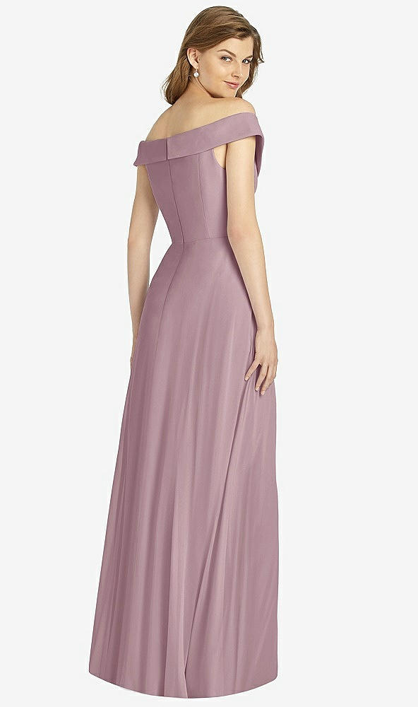 Back View - Dusty Rose Bella Bridesmaid Dress BB123