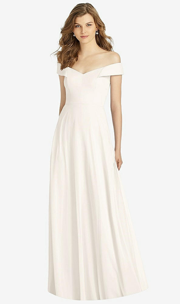 Front View - Ivory Bella Bridesmaid Dress BB123