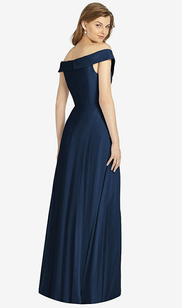 Back View - Midnight Navy Bella Bridesmaid Dress BB123