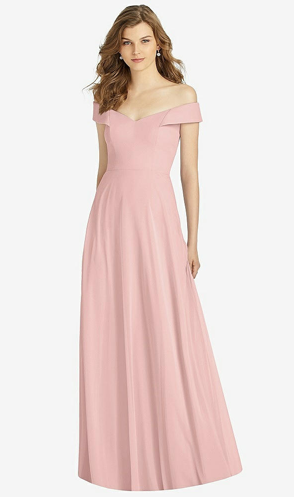 Front View - Rose - PANTONE Rose Quartz Bella Bridesmaid Dress BB123