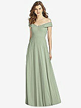 Front View Thumbnail - Sage Bella Bridesmaid Dress BB123