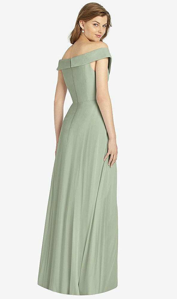 Back View - Sage Bella Bridesmaid Dress BB123